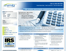 Tablet Screenshot of managemytaxes.com
